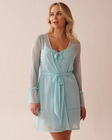 Short Mesh Kimono
