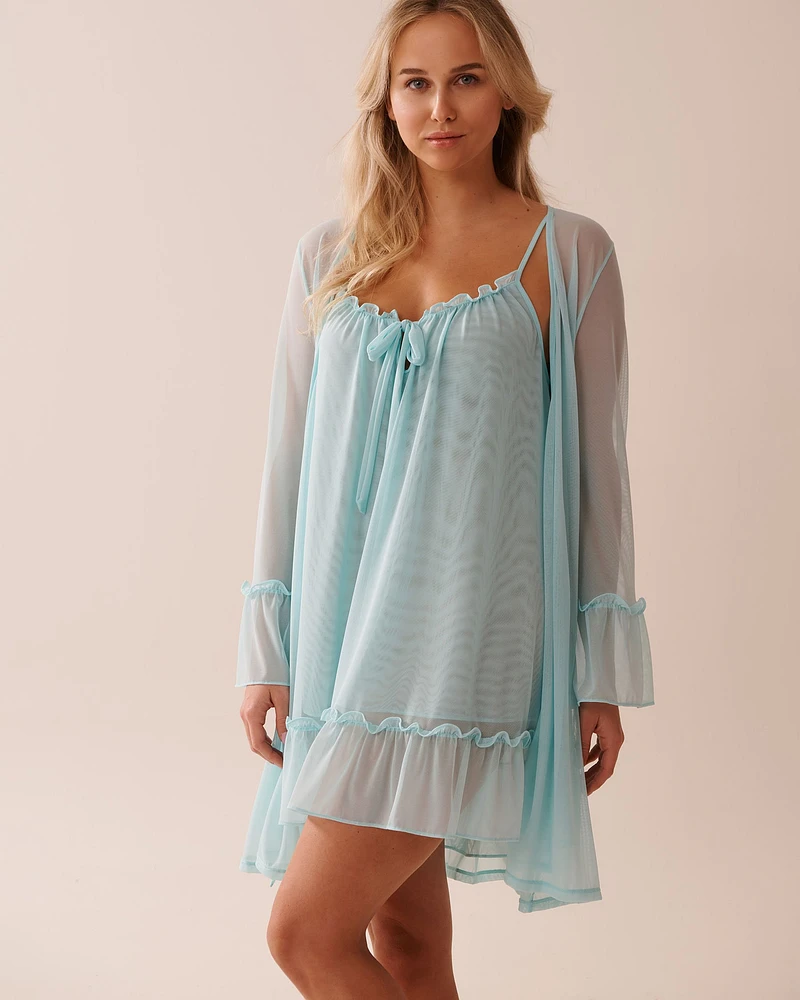 Short Mesh Kimono