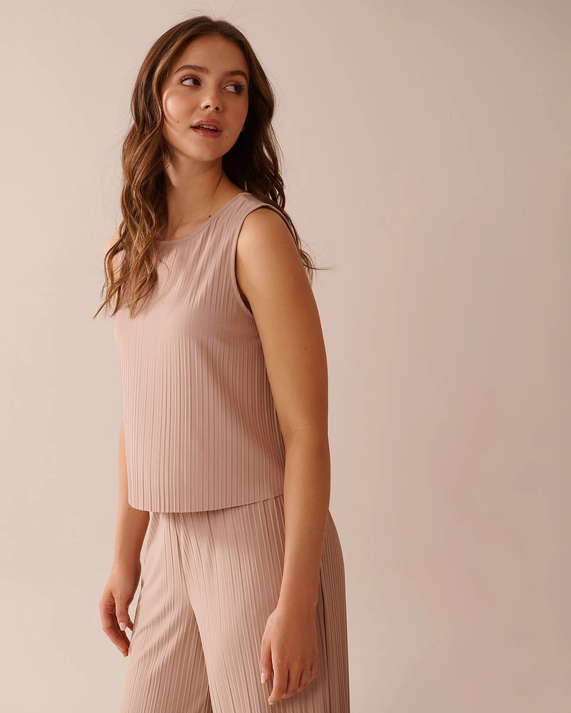 Camisole légère à effet pliss