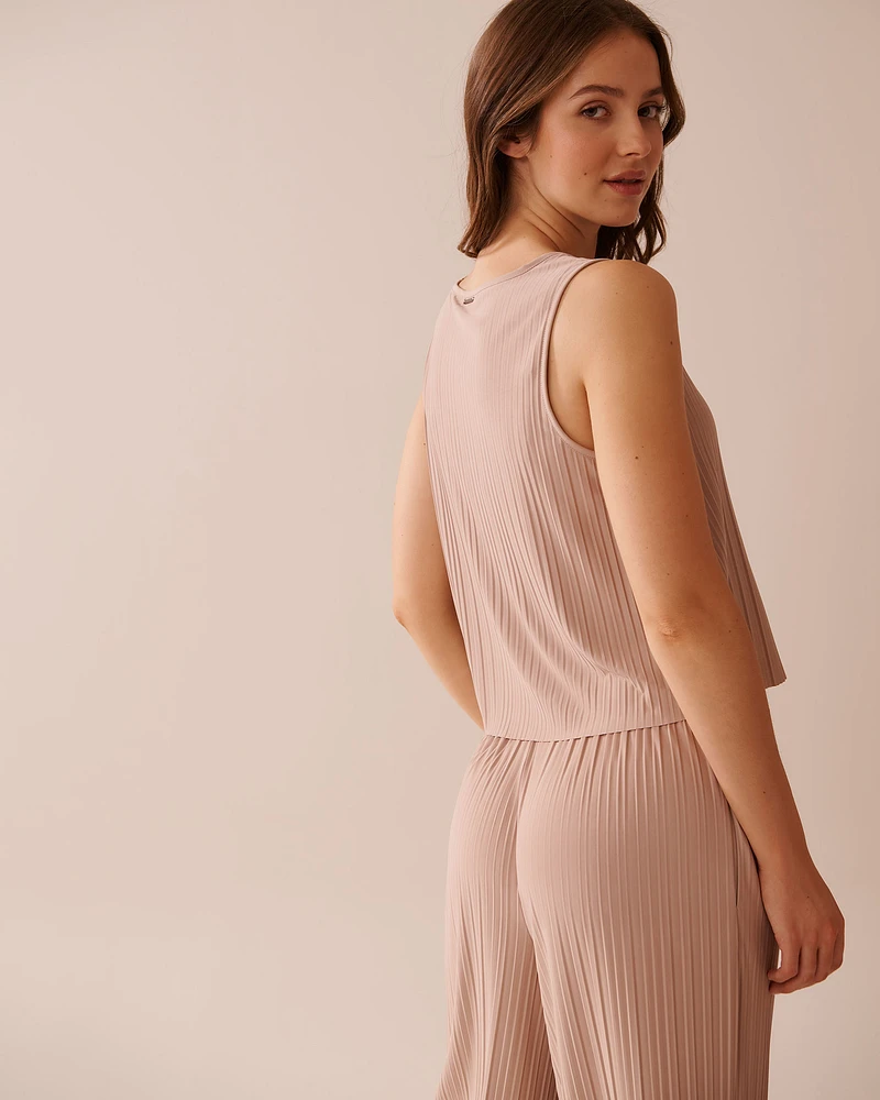 Camisole légère à effet pliss