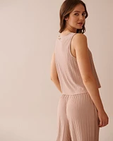 Camisole légère à effet pliss