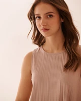 Camisole légère à effet pliss