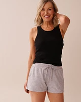Ribbed Cotton Cami with Shelf Bra