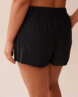 Short léger à effet pliss