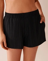 Short léger à effet pliss
