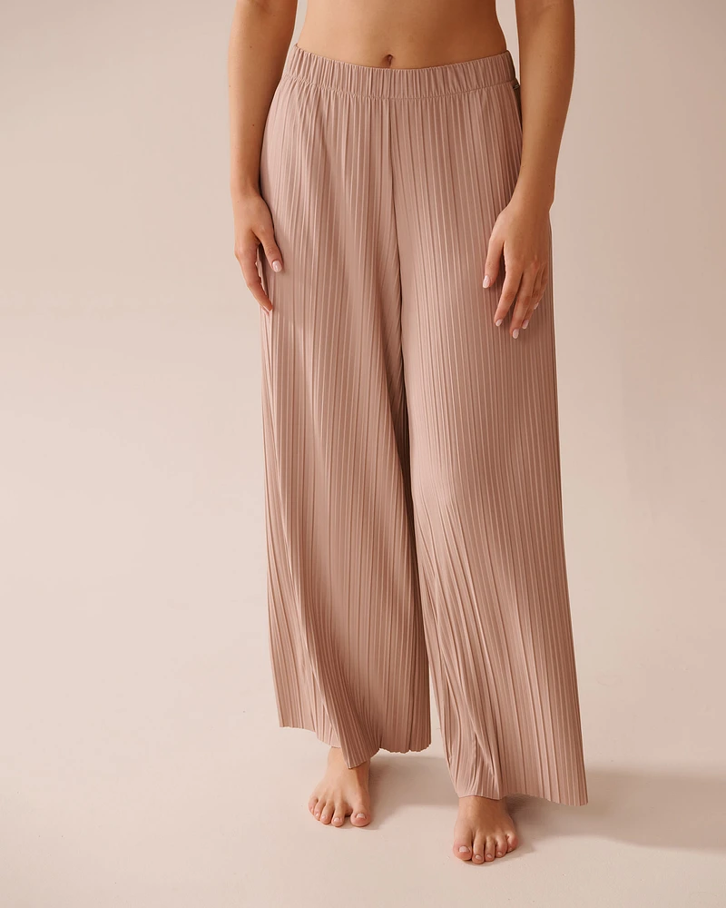 Pantalon léger à effet pliss