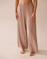 Pantalon léger à effet pliss