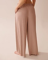 Pantalon léger à effet pliss