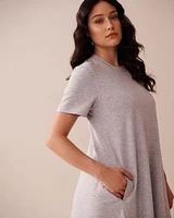 French Terry Short Sleeve Dress