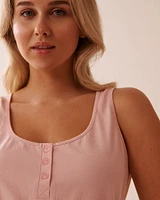 Camisole henley en coton