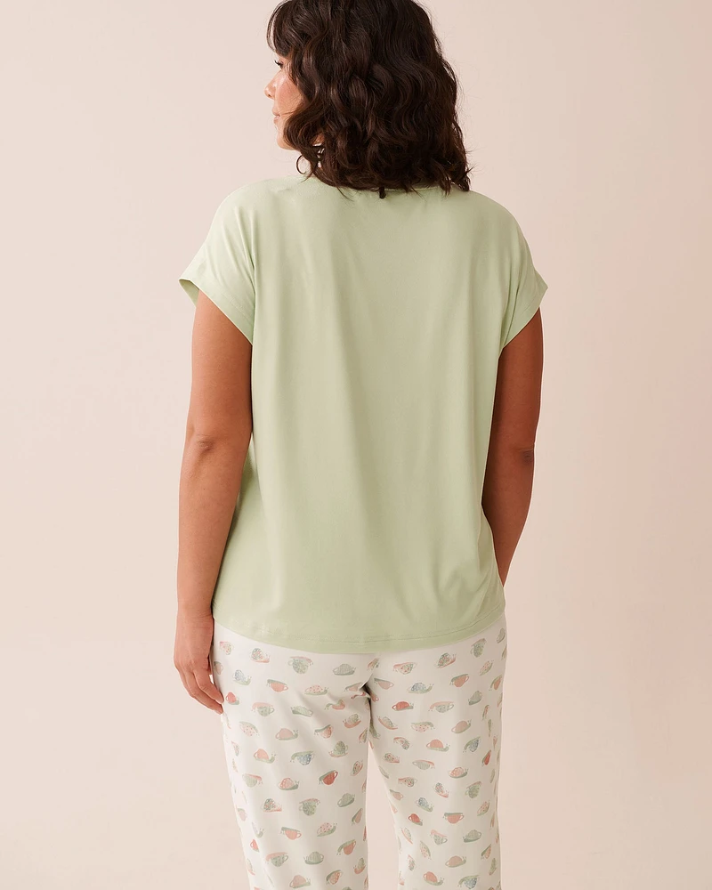 Snail Print Super Soft T-shirt