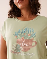 Snail Print Super Soft T-shirt