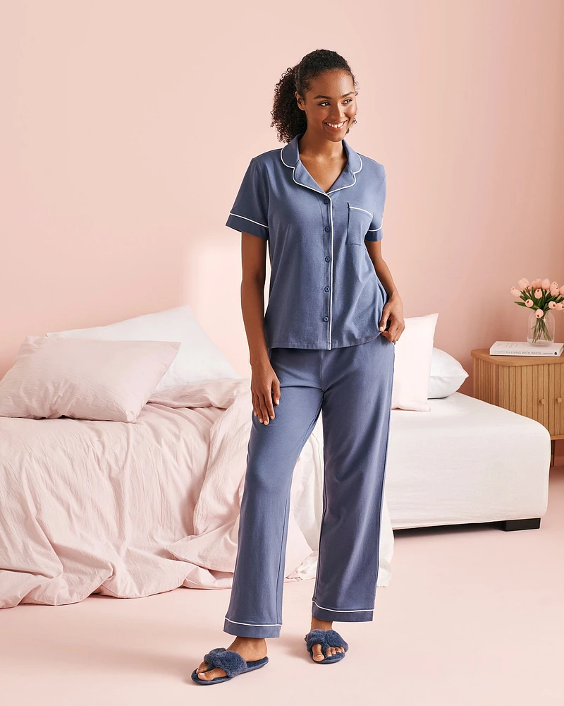 Pantalon de pyjama en coton
