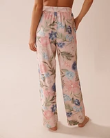 Watercolour Flower Print Super Soft Pajama Pants