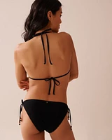 SOLID Crochet Triangle Bikini Top