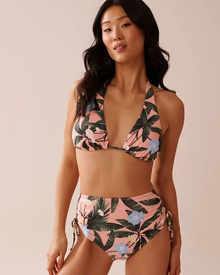 PEACHY TROPICS Triangle Bikini Top
