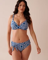 MEDITERRANEAN TILE D Cup Plunge Bikini Top