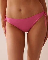 Bas de bikini brésilien noué aux hanches en fibres recyclées DRAGON FRUIT