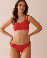 HIBISCUS Recycled Fibers Side Cutout Cheeky Bikini Bottom