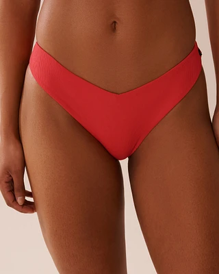 Bas de bikini tanga côtelé HIBISCUS