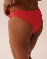 Bas de bikini tanga côtelé HIBISCUS