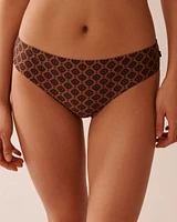 Bas de bikini cheeky TERRACOTTA GEOMETRIC