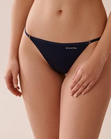 Culotte string ajustable en microfibre