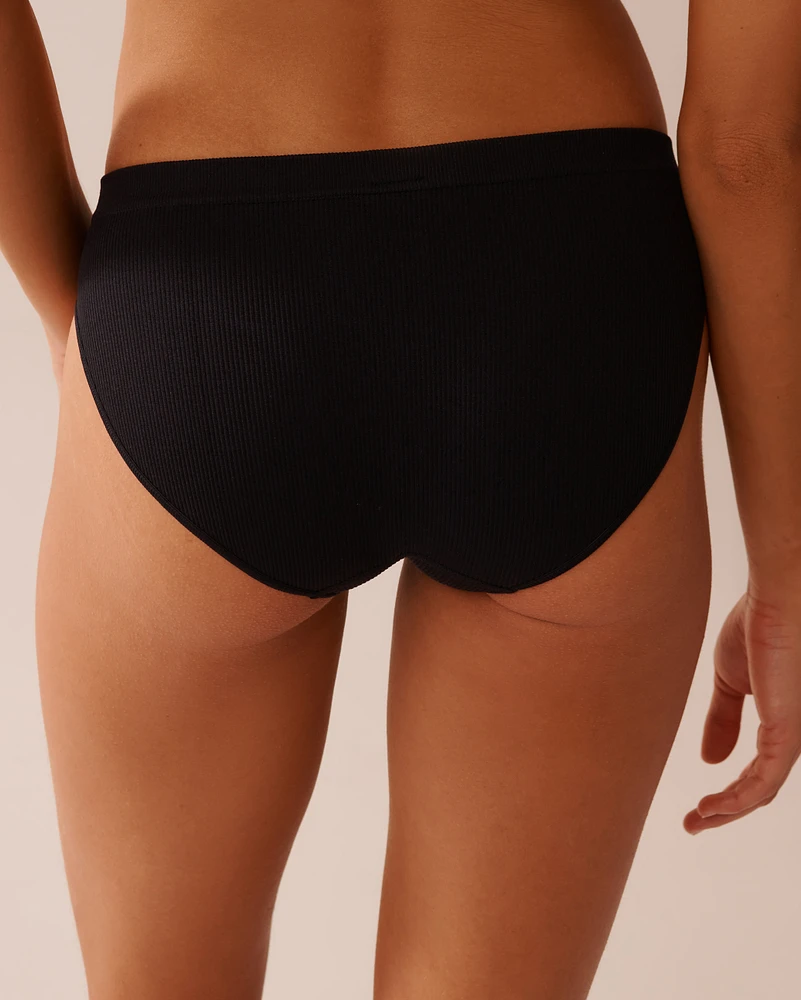 Seamless Fabric Ribbed Bikini Panty