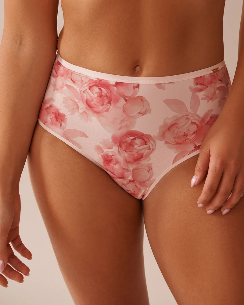 Microfiber Sleek Back High Waist Bikini Panty