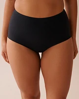 Culotte bikini taille haute maintien modéré en microfibre