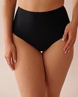 Culotte tanga taille haute maintien modéré en microfibre