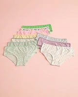 10-Pack Cotton Hiphugger Panty