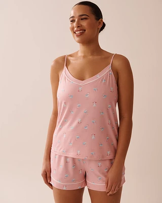 Camisole ultra douce imprimé goéland