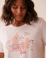 Seagull Print Super Soft T-shirt