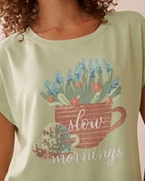 Snail Print Super Soft T-shirt