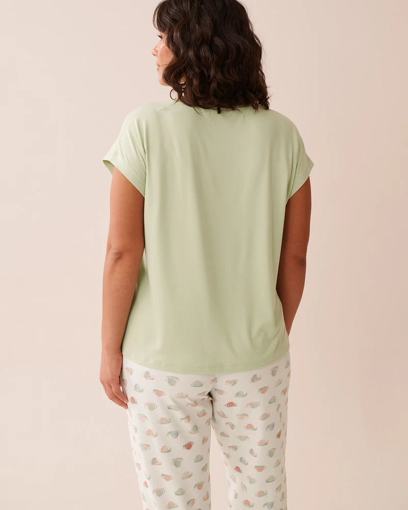 Snail Print Super Soft T-shirt