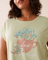 Snail Print Super Soft T-shirt