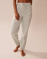 Pantalon de pyjama jogger en coton imprimé escargot