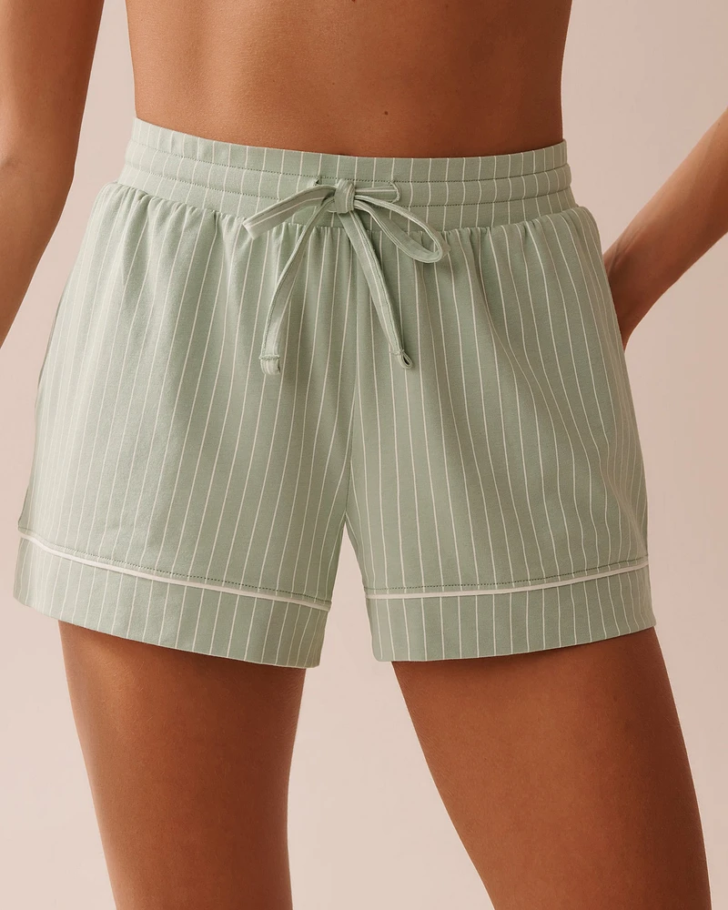Cotton Pajama Shorts