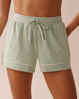 Cotton Pajama Shorts