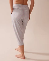 Seashell Print Super Soft Pajama Capris