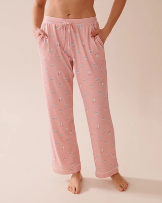 Seagull Print Super Soft Pajama Pants