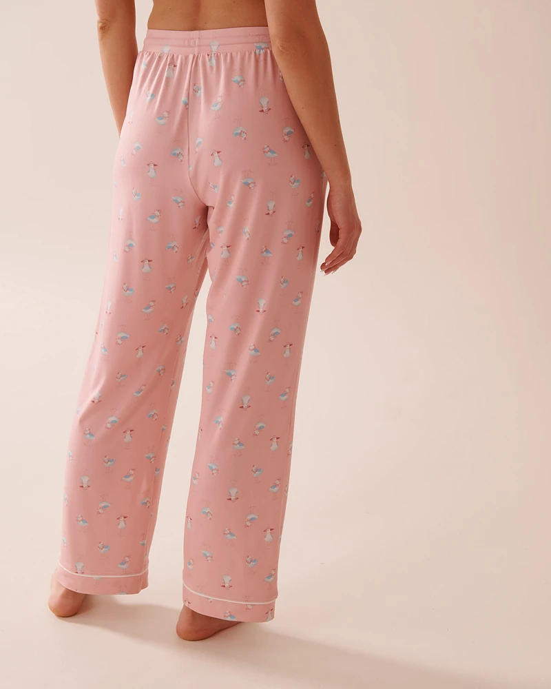 Seagull Print Super Soft Pajama Pants