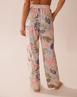 Watercolour Flower Print Super Soft Pajama Pants