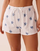 Turtle Print Shirt PJ Set