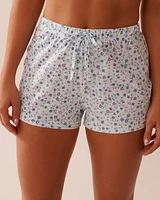 Ensemble pyjama imprimé à fleurs avec chemisier