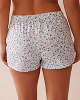 Ensemble pyjama imprimé à fleurs avec chemisier