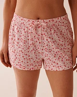 Ensemble pyjama imprimé à fleurs avec chemisier