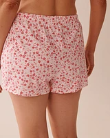Ensemble pyjama imprimé à fleurs avec chemisier