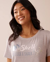 Seashell Print Super Soft Sleepshirt